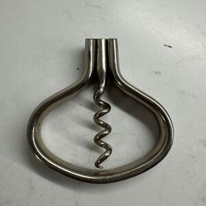 Vintage Folding Bow Metal Picnic Pocket Steel Corkscrew Bottle Opener Gift